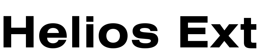 Helios Ext Bold cкачати шрифт безкоштовно